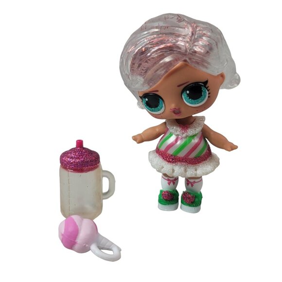 LOL Surprise Doll Accessories Dreamin' BB Glitter Globe Winter Disco 6 Pieces - Picture 1 of 9